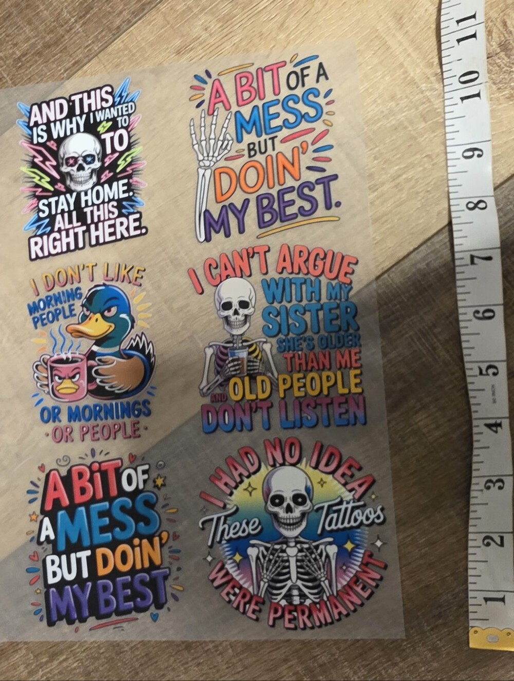 🎉3 For 20🎉 Heat Transfer Decals